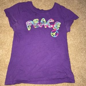 Girls purple shirt